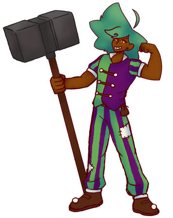 Zavey - Full body rendered